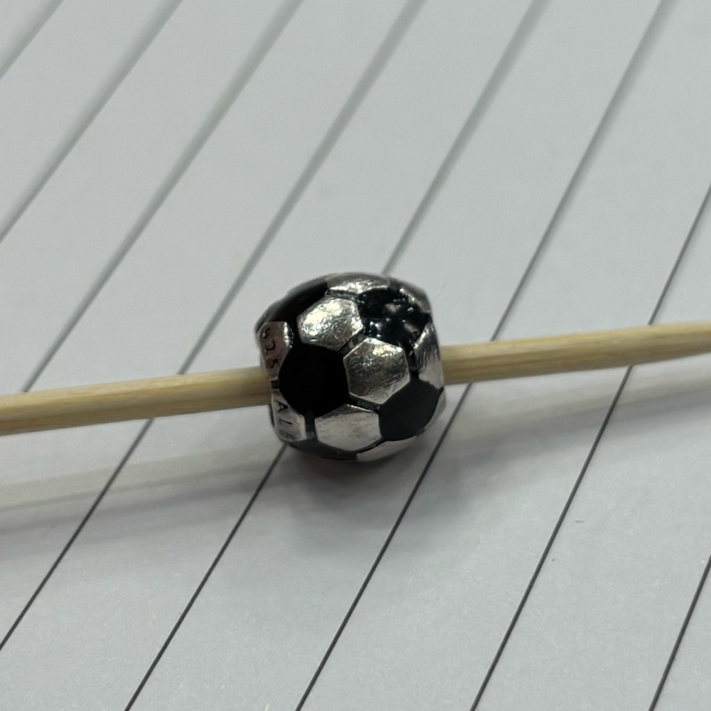 Authentic Pandora Retired Soccer Ball Sports Bead 790406